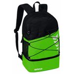 Erima Six Wings Rugzak Green Zwart 7232323 Voorkant