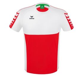 Erima Six Wings T Shirt Rood Wit 1082215