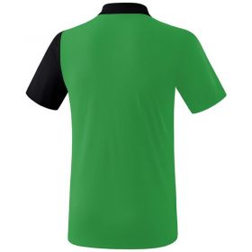 Erima Teamline 5 C Polo Smaragd Zwart Wit 1111905 Achterzijde