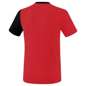 Erima Teamline 5 C T Shirt Kind Rood Zwart Wit K1081902 Achterzijde