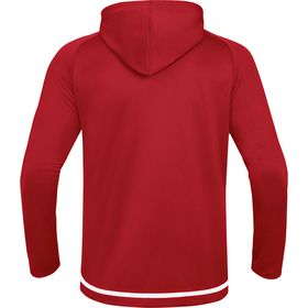 Jako Jas met Capuchon Striker 2.0 Dames Chili Rood Wit 6819D 11 Achterzijde