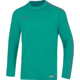 Jako Sweater Striker 2.0 Kind Turkoois Antraciet K8819 24
