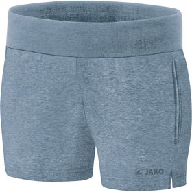 Jako Sweat Short Basic Licht Blauw Gemeleerd 8603 04