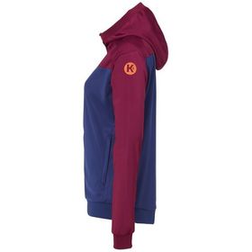 Kempa Prime Multi Jacket Dames Diep Blauw Donkerrood 200511911 Zijkant