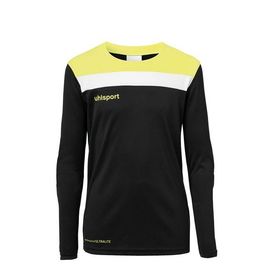 Uhlsport Offense 23 Goalkeeper Set Junior Shirt Zwart Fluo Geel Wit 1005203 02
