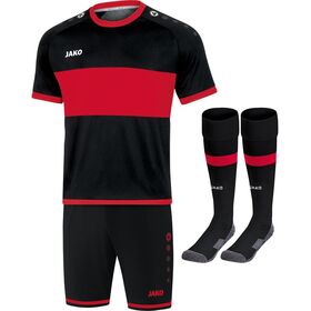 Jako Set Boca Kind Zwart Chili Rood SK4213 81