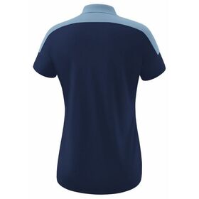 Change By Erima Polo Dames New Navy Faded Denim Wit 1112317 Achterkant