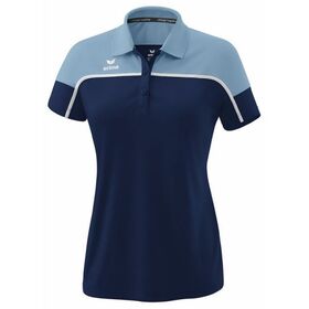 Change By Erima Polo Dames New Navy Faded Denim Wit 1112317 Voorkant
