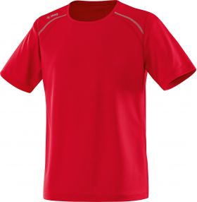 Jako Running T shirt Korte Mouw Rood 611501
