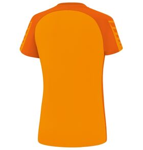 Erima Six Wings T Shirt Dames New Orange Oranje 1082223 Achterzijde