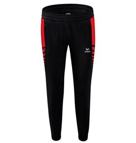 Erima Six Wings Worker Broek Dames Zwart Rood 1102210