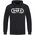 Jako Retro Sweater Met Capuchon Zwart 6711800 Voorkant