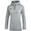 Jako Sweater met Capuchon Premium Basics Dames Grijs Gemeleerd D6729 40