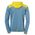 Kempa Emotion 2.0 Hoody met 1 4 Rits Kind Dove Blauw Limoen Geel K200226714 Achterzijde 1