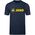 Jako T Shirt Promo Kind Marine Gemeleerd Fluogeel K6160 512