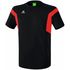 Erima Classic Team T Shirt Zwart Rood 108635