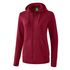 Erima Sweatjack Capuchon Dames Bordeaux Rood 2072007 Voorzijde