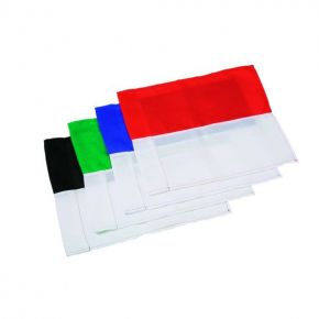 Hoekvlag met kleuren